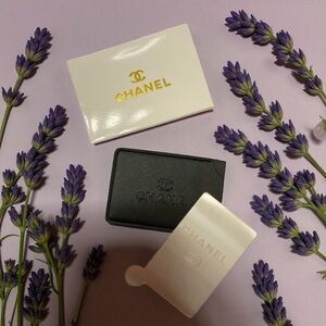 Chanel Black Mirror/Cardholder NIB gwp